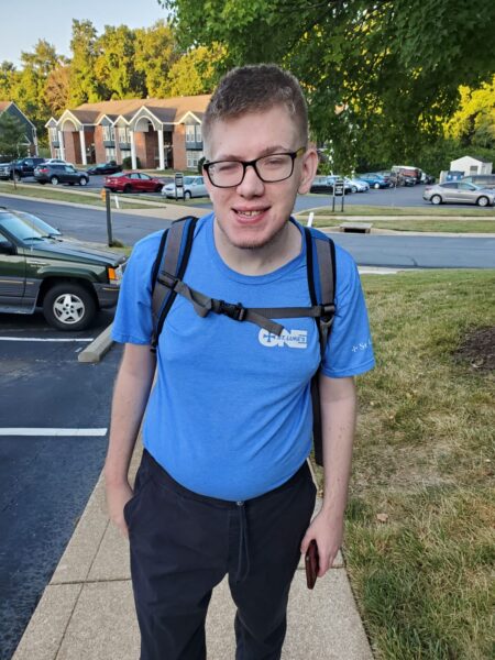 Ethan as a young adult