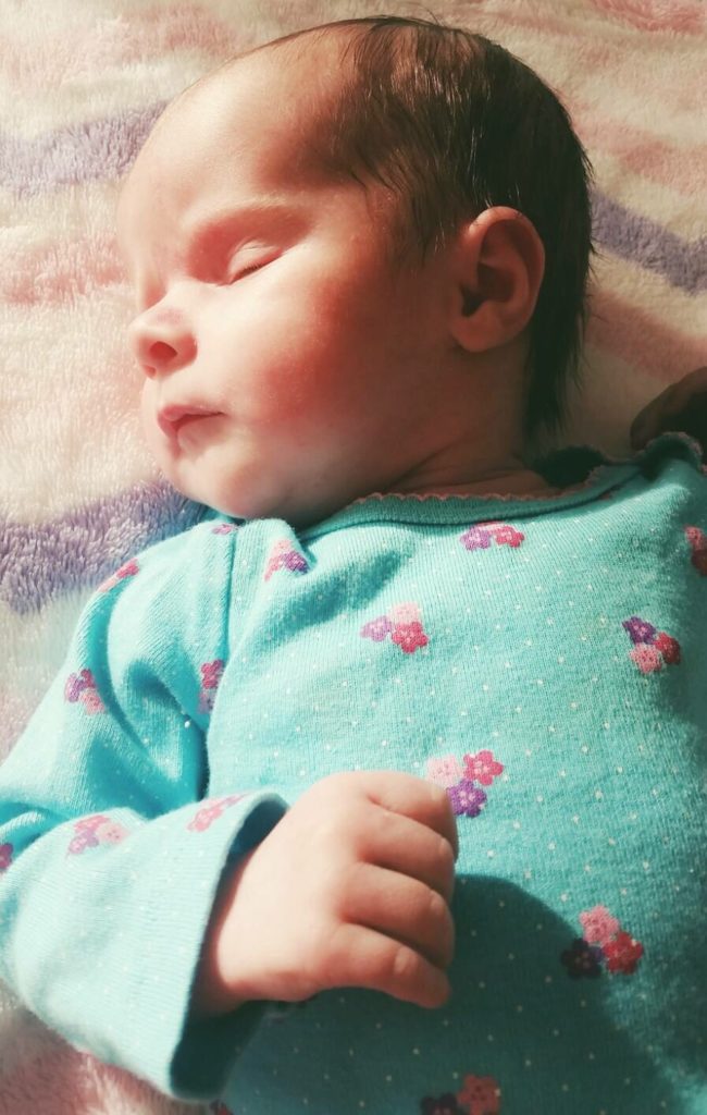 Blythe 2 weeks. The day I knew something wasnt right.