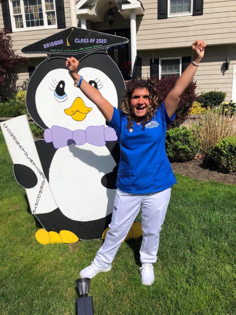 Brianna, an adult with hydrocephalus