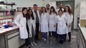 Stavros team in lab photo