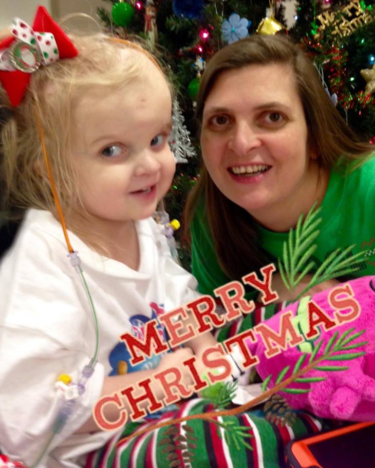 Christmas 2016 while in the hospital