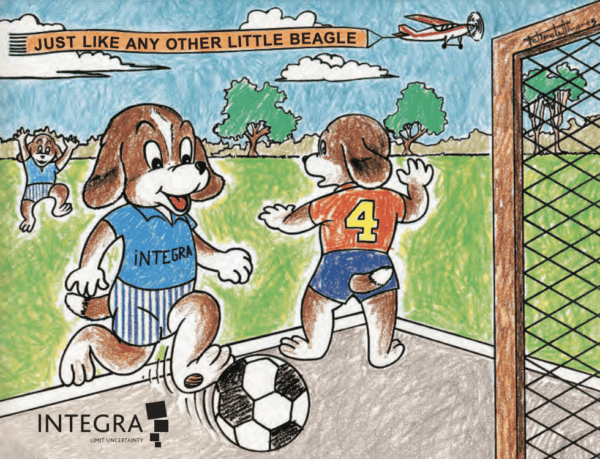 coloring book to help children with hydrocephalus, beagle